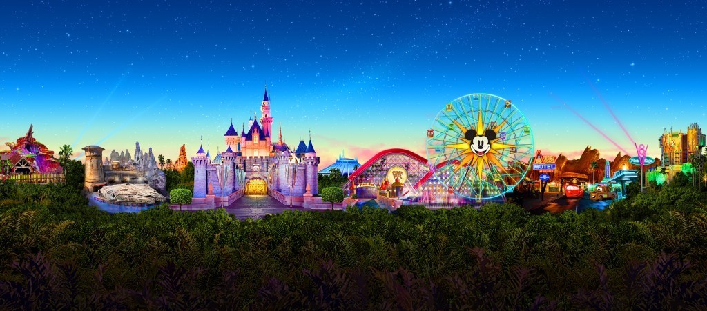 Disneyland pass for 2 adults for 7 days   