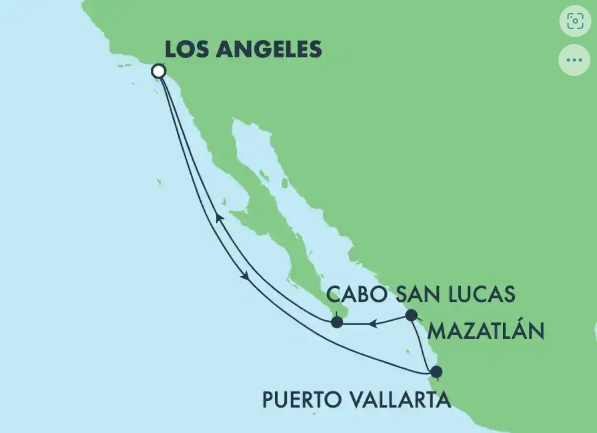 Cruise Destination Map
